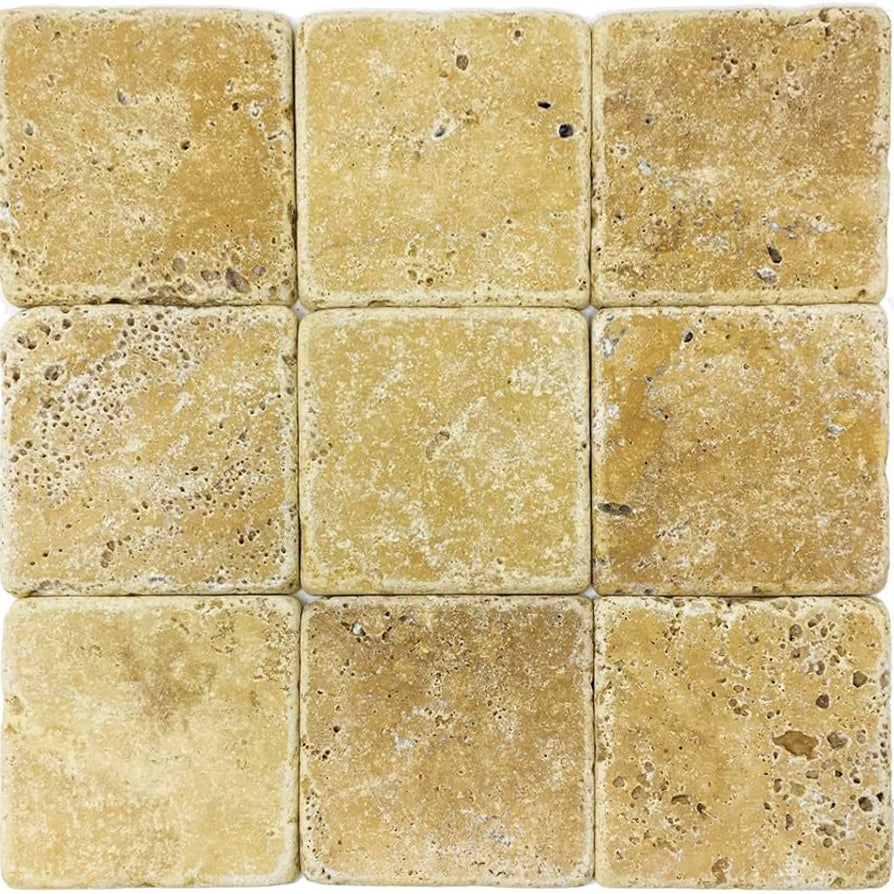 Tumbled Yellow Travertine - Giallo