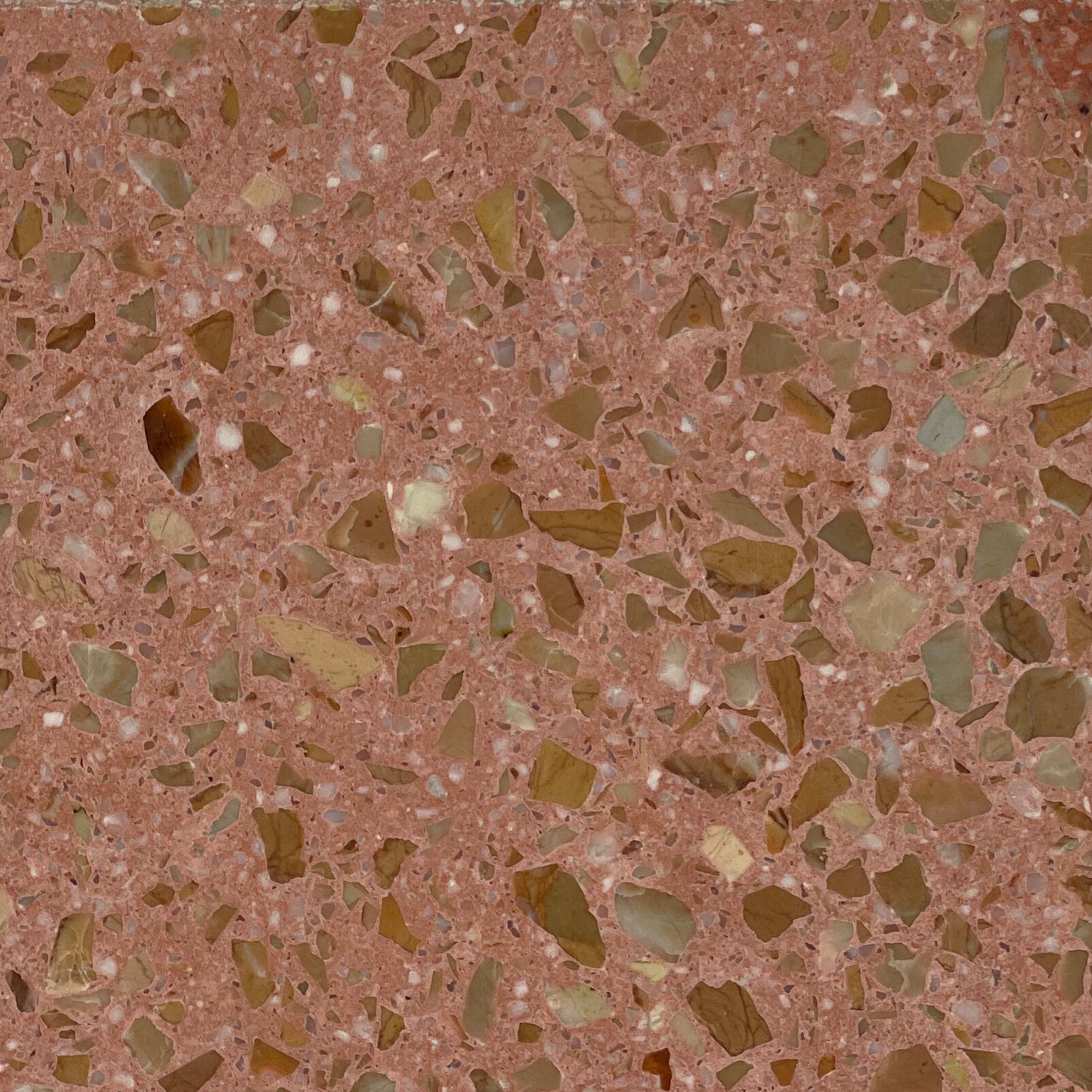 Nougat Red Terrazzo - Small Stone Grains