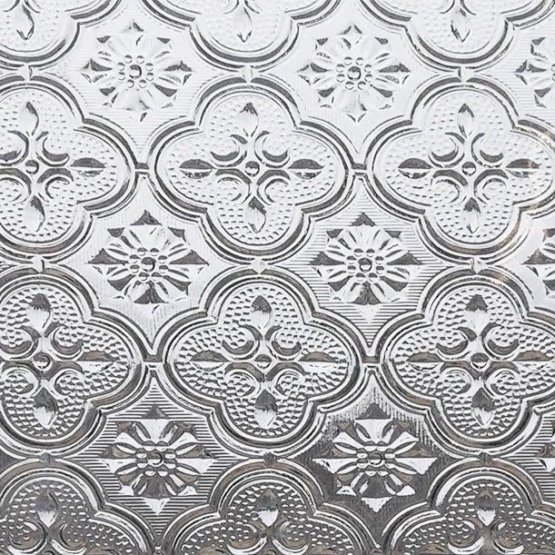 Clear Flora Patterned Glass