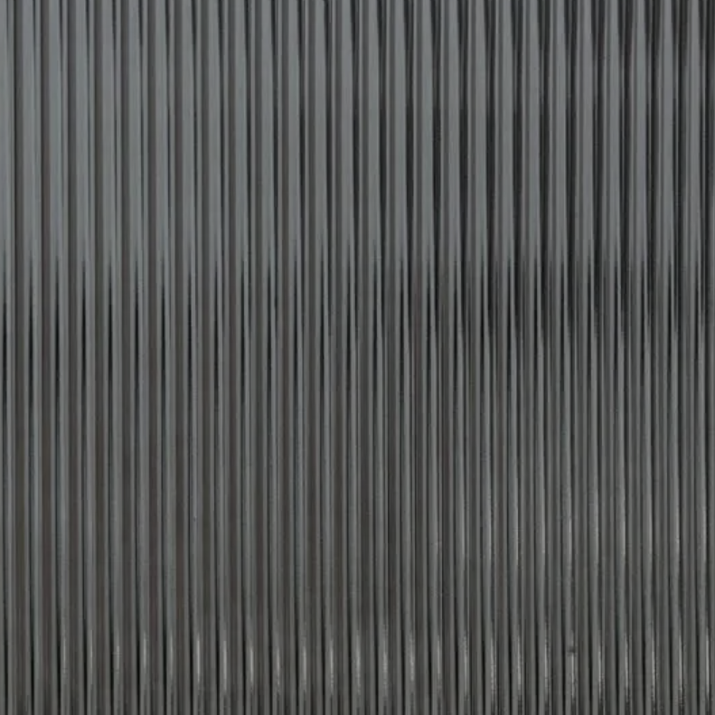 Gray Fluted Glass