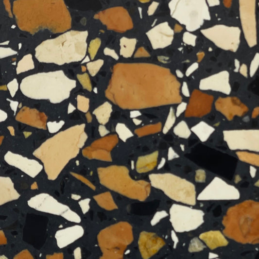 Wild Gray Terrazzo - Medium Size Stone Grains