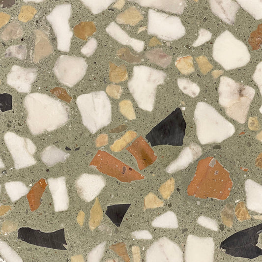 Green Mountains Terrazzo - Large Size Stone Grains