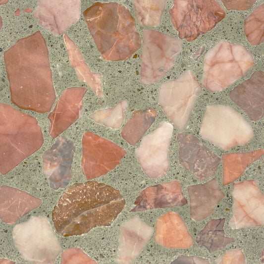 Spring Rose Terrazzo - Large Size Stone Grains