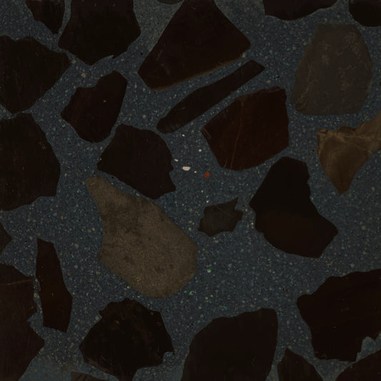 Dark Night Terrazzo - Large Size Stone Grains