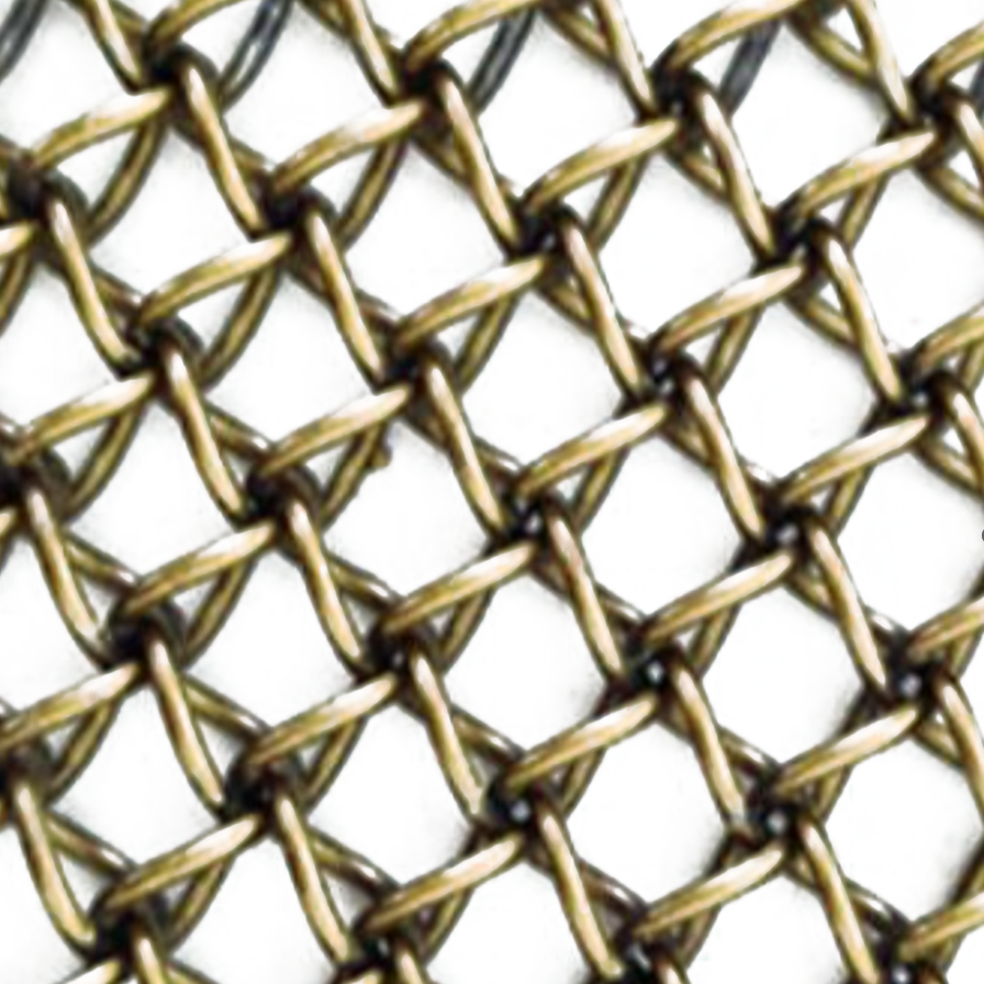 Fishnet Antique Brass Wire Mesh - Coated Stainless Steel (SS)