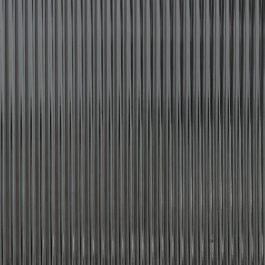 Gray Fluted Glass