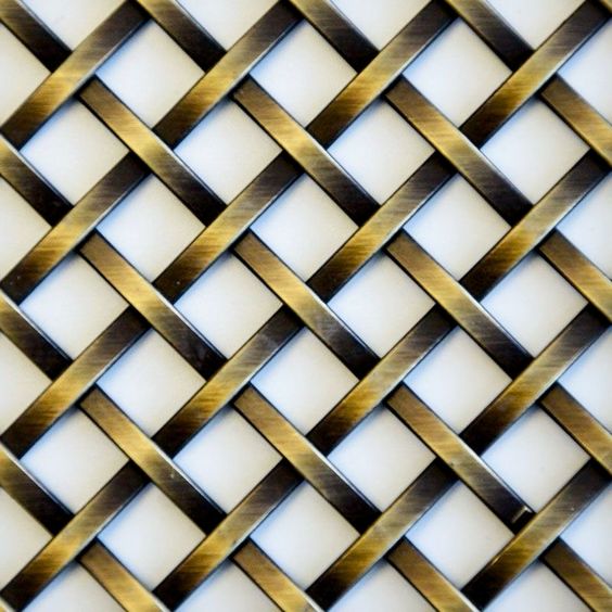 Cross pattern Wire Mesh - Coated Stainless Steel (SS)