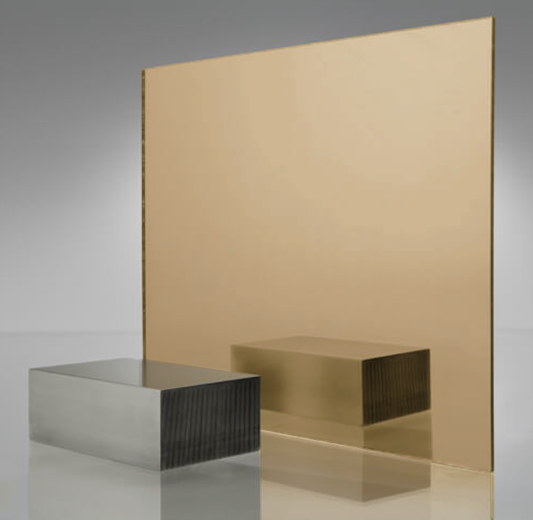 Tinted Light Copper Color Mirror