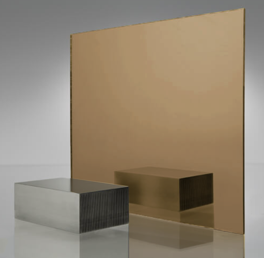 Tinted Dark Copper Color Mirror