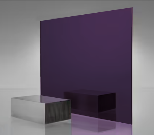 Tinted Violet Color Mirror